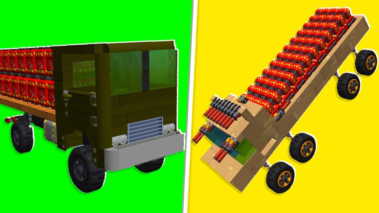 Noob VS. Pro Explosive Egg Challenge- Scrap Mechanic | JeromeACE