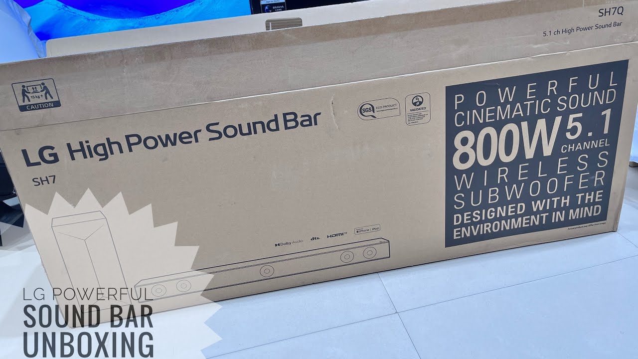 LG Powerful 800W soundbar SH7Q | Unboxing | Review #unboxing #review
