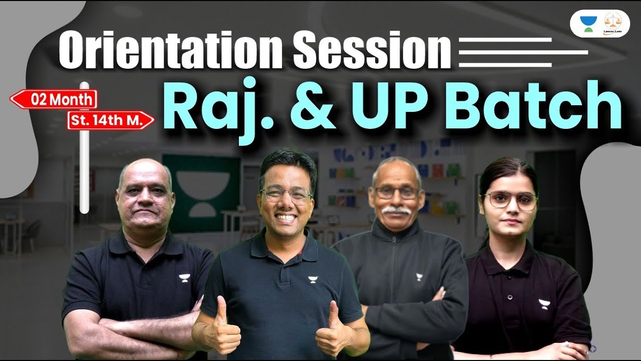Rajasthan and UP Linking Regular Batch | Orientation Session | Tansukh Paliwal | Unacademy Judiciary