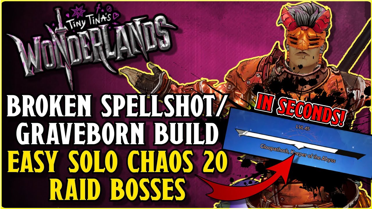 The ULTIMATE DPS Build, Melts Bosses in SECONDS! - Broken Spellshot/Graveborn Build
