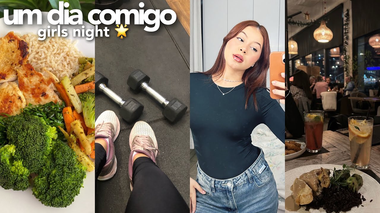 VLOG: um dia comigo 🌟| treino de quads, arrume-se comigo, girls night, compras 