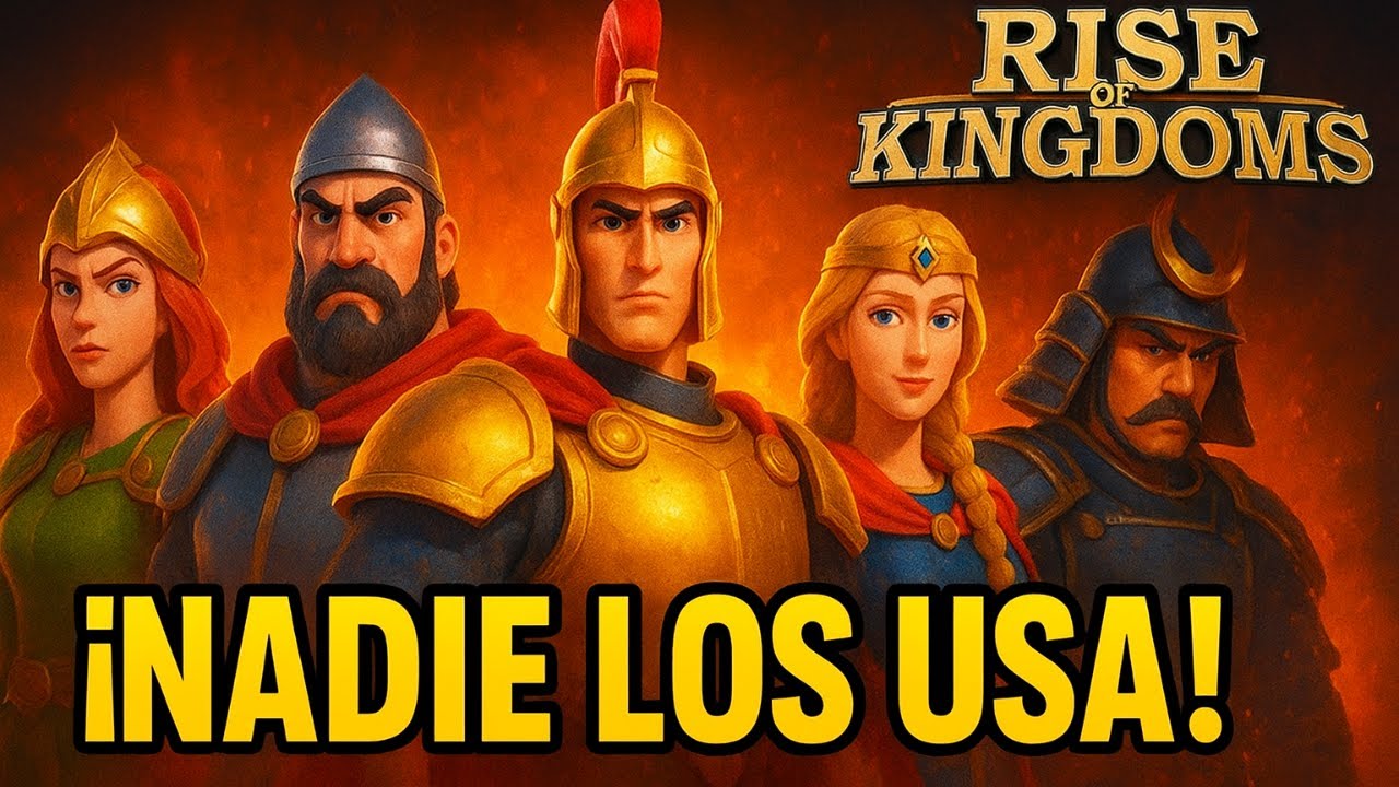 Los 5 Comandantes MÁS INFRAVALORADOS de Rise of Kingdoms 😱 | Nadie Habla del #2