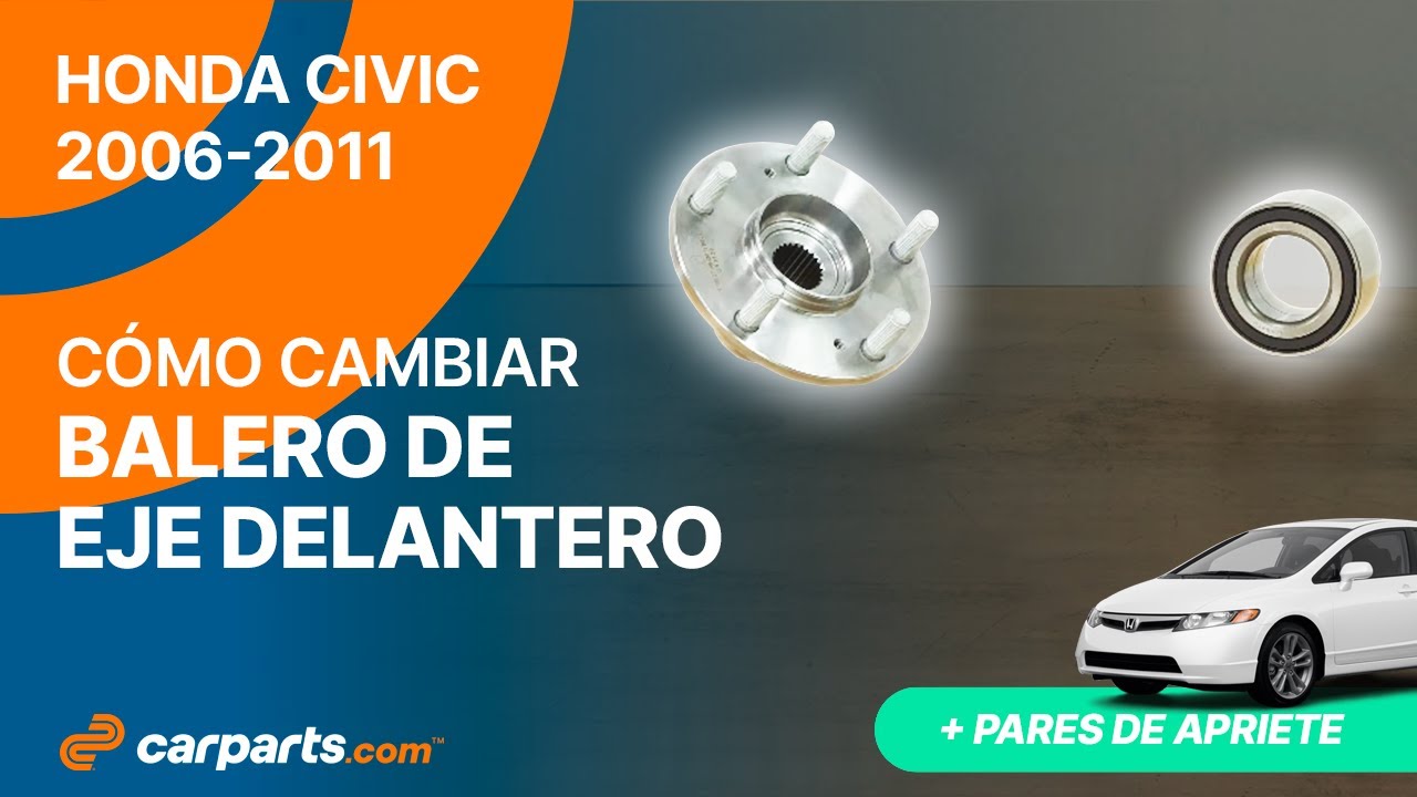 Cómo cambiar el Cojinete y el Balero de Rueda Delantera 2006 - 2011 Honda Civic 🚗