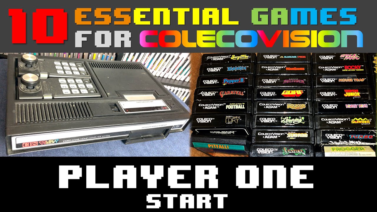 10 основных игр для ColecoVision — старт первого игрока