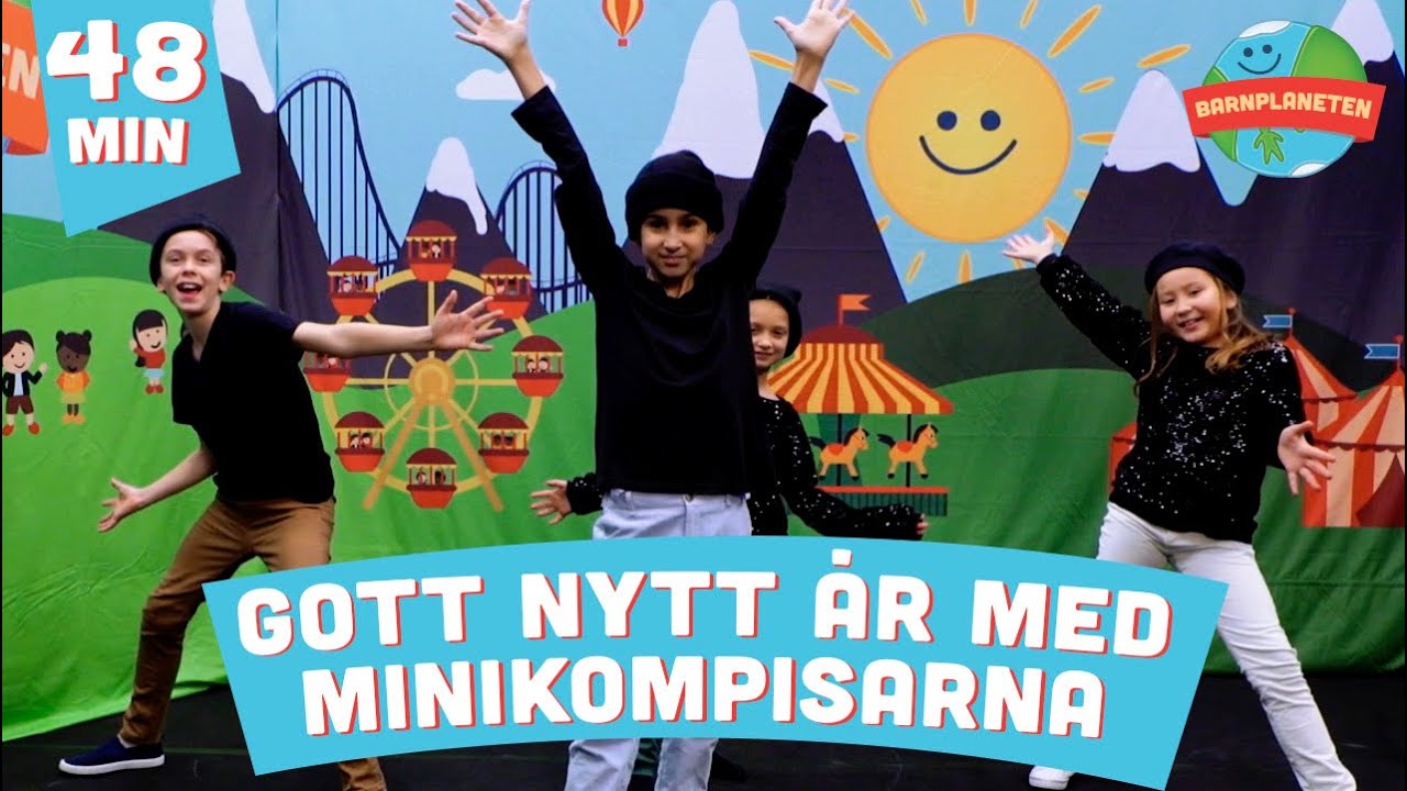 Gott nytt år med Minikompisarna - här kommer alla deras videos under 2021