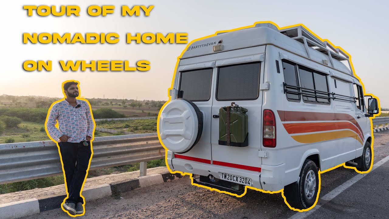 Tour of My Dream Camper Van - Barty The Van | Campervan | Motorhome | Van Life India