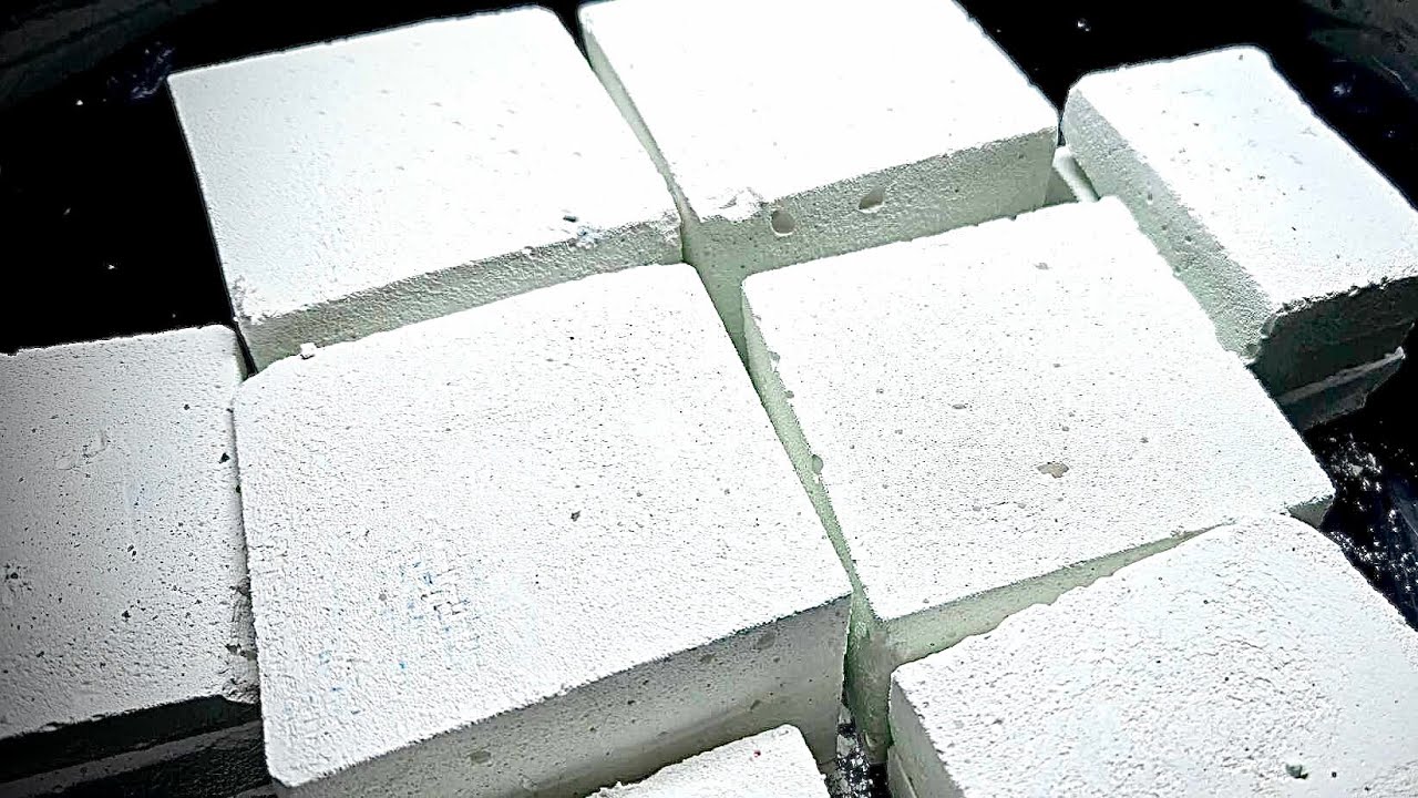 Crispy Soft Flour Like Reforms| Gym Chalk Blocks| Plain White Luscious Goodness| Satisfying ASMR￼