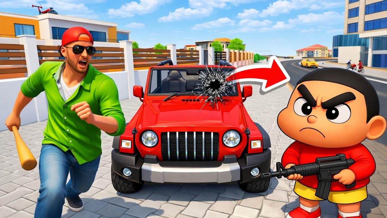😱SHINCHAN ने सिखाया JACK को सबक! 😱🔥 (Don't Mess With Him!)NEW VIDEO 💢 (Indian Theft Aura Simulator)