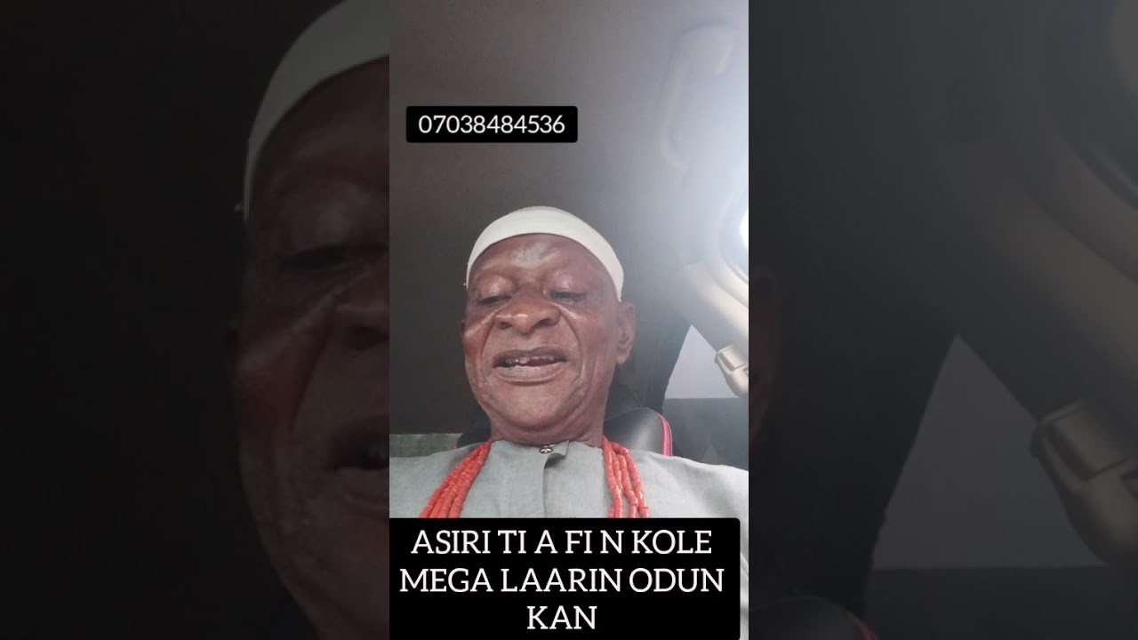 asiri ti a fi n KOLE mega LAARIN ODUN kan