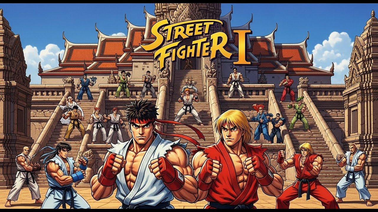 Street Fighter 1  1987 – The First Fight Begins! | Arcade Gameplay #streetfighter #retrogaming