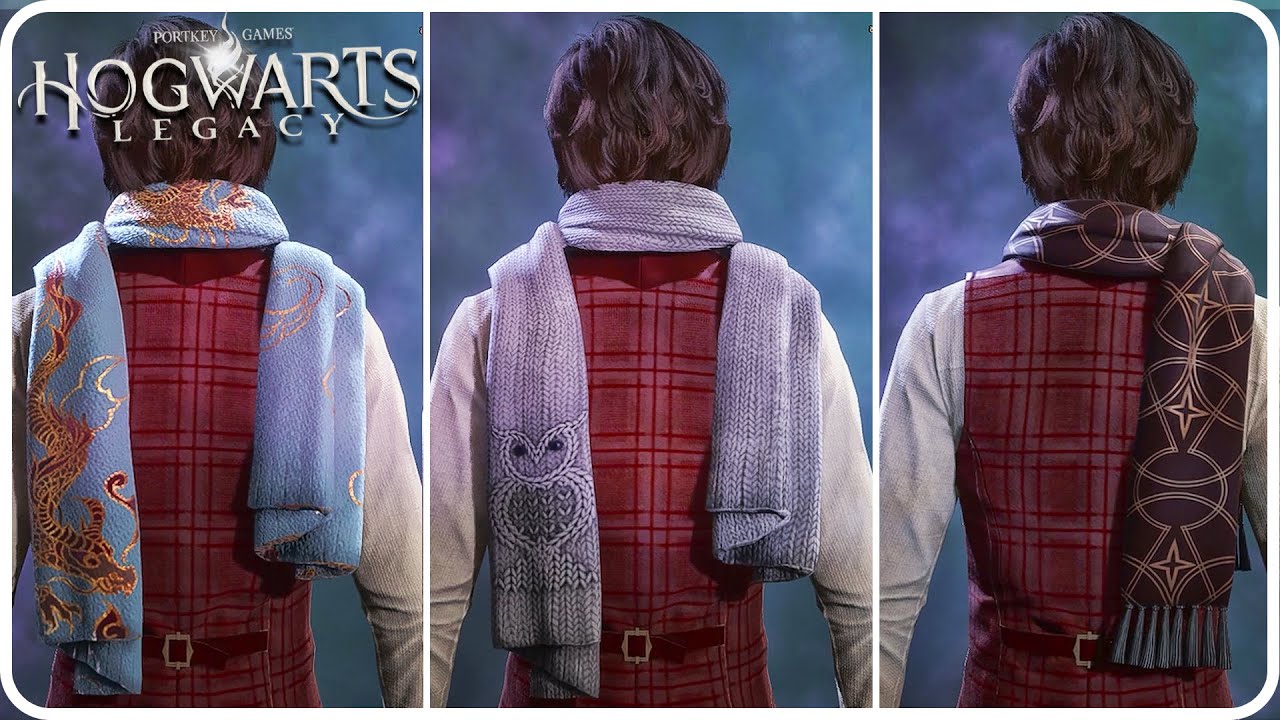 ALL 56 Neckwear Appearance / Scarves Showcase Hogwarts Legacy