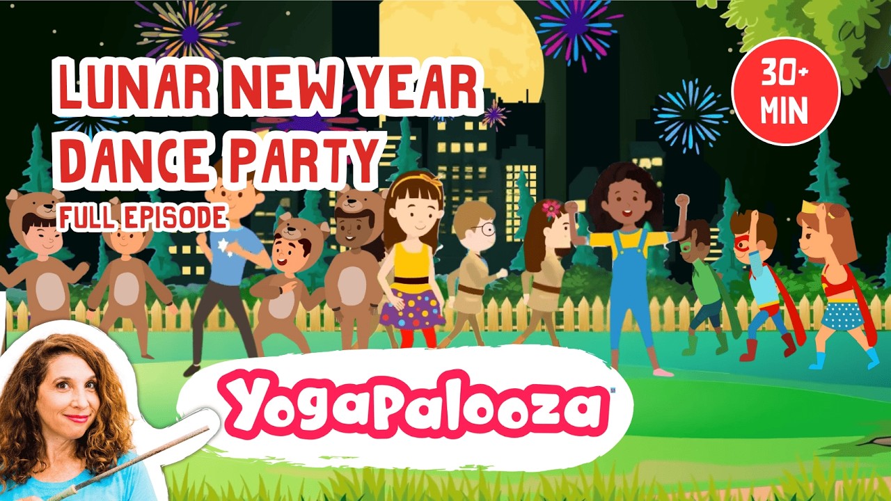 Full Episode: Lunar New Year Dance Party! Yoga Exercises for Kids in the Lunar New Year!