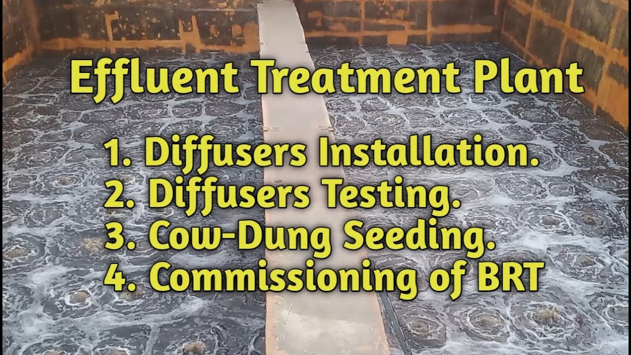 Aeration tank, ETP Commissioning.