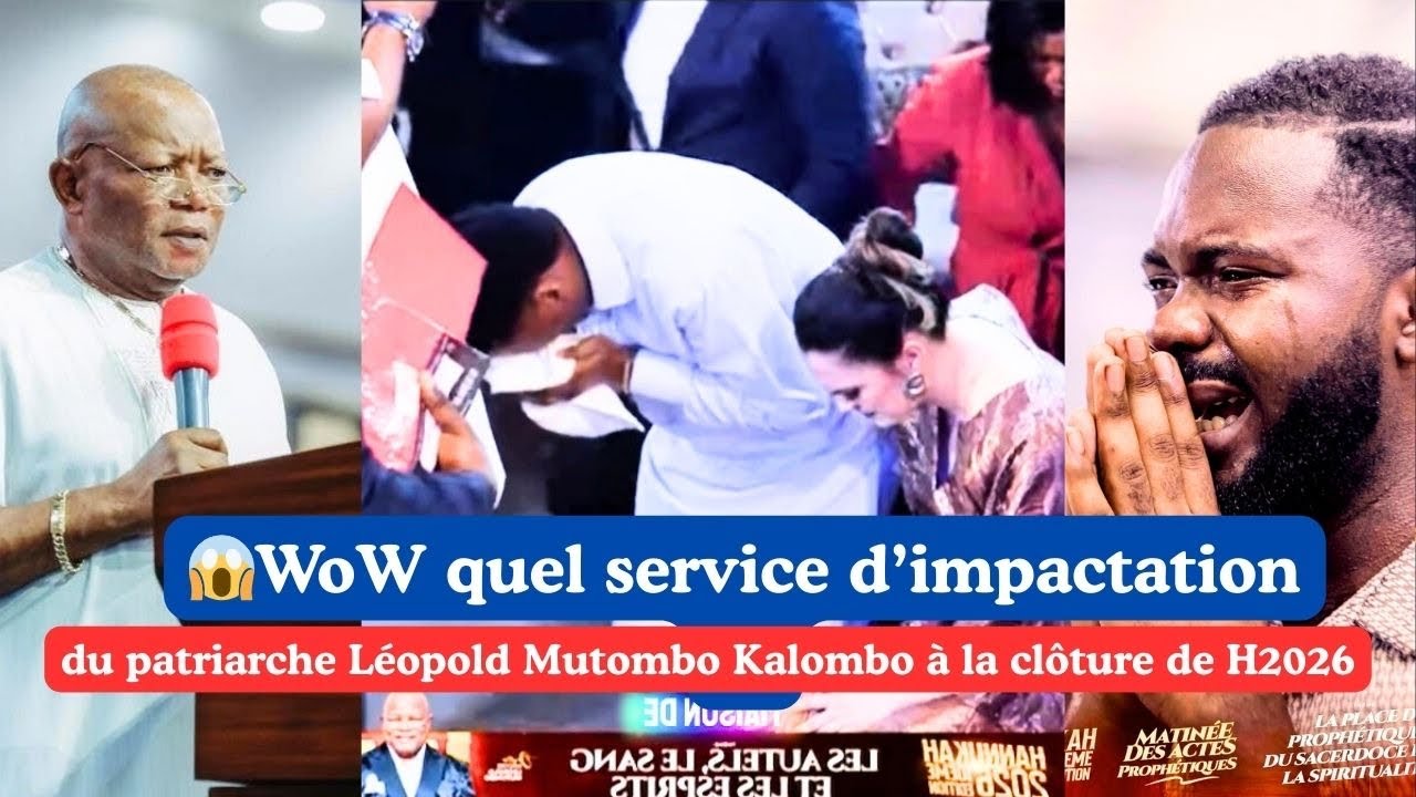 🔥🙌POWEEEEE 🦅 — Le transfert d’onction et de manteau de l’Apôtre Leopold Mutombo sur  Prophète Jft