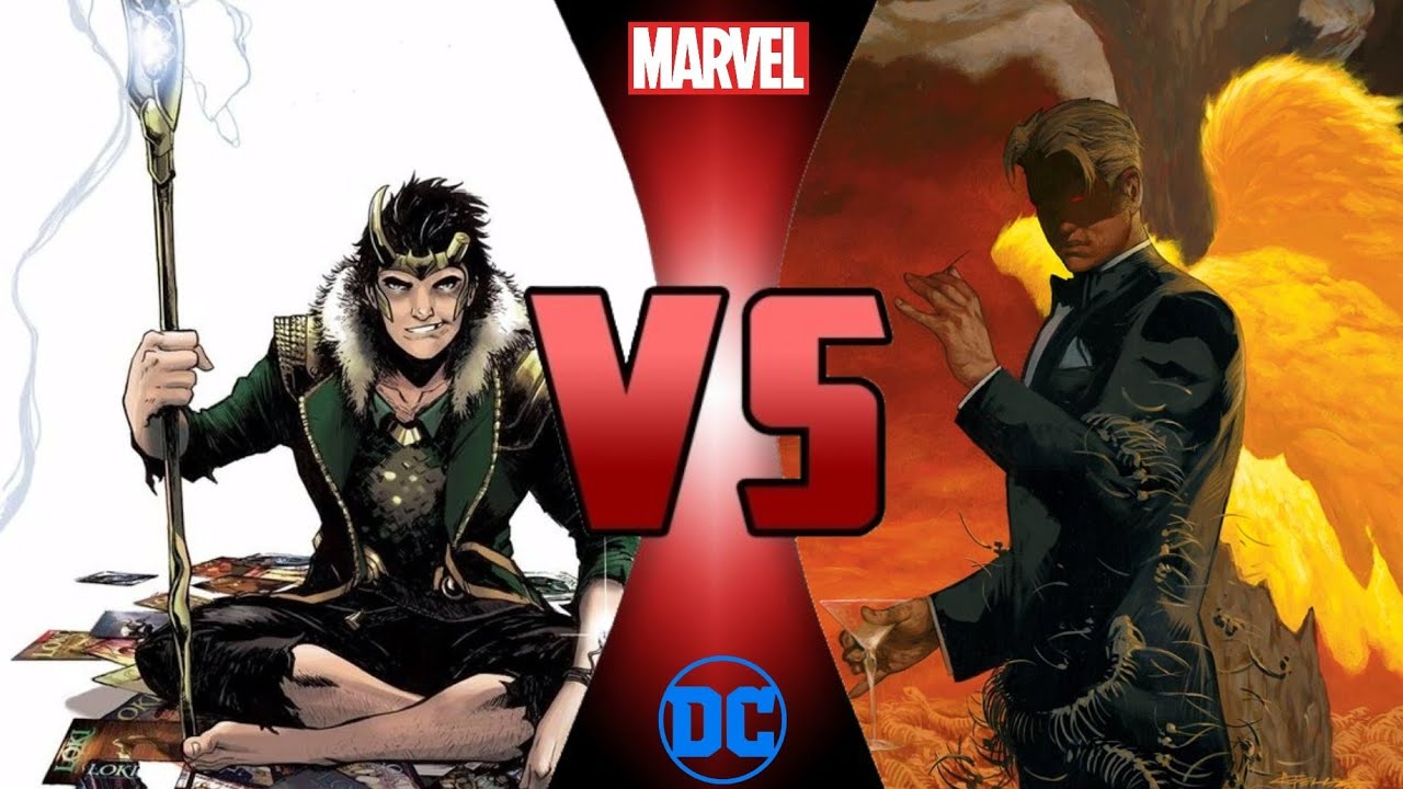 LOKI DIOS DE LAS HISTORIAS VS LUCIFER MORNINGSTAR #Shorts #DC #Marvel #Comics #tbt