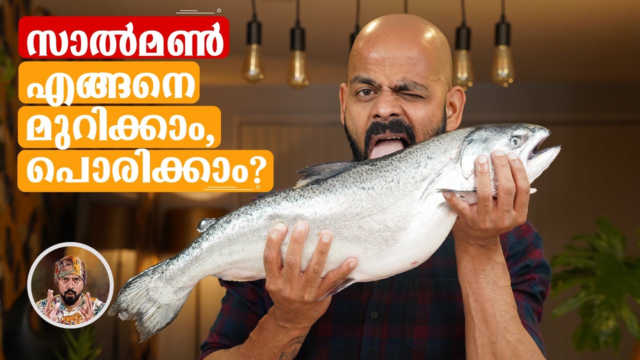 SALMON FRY/RAW SALMON EATING/HOW TO CUT SALMON/HOW TO FILLET SALMON/HOW TO EAT SALMON/BEST SALMON