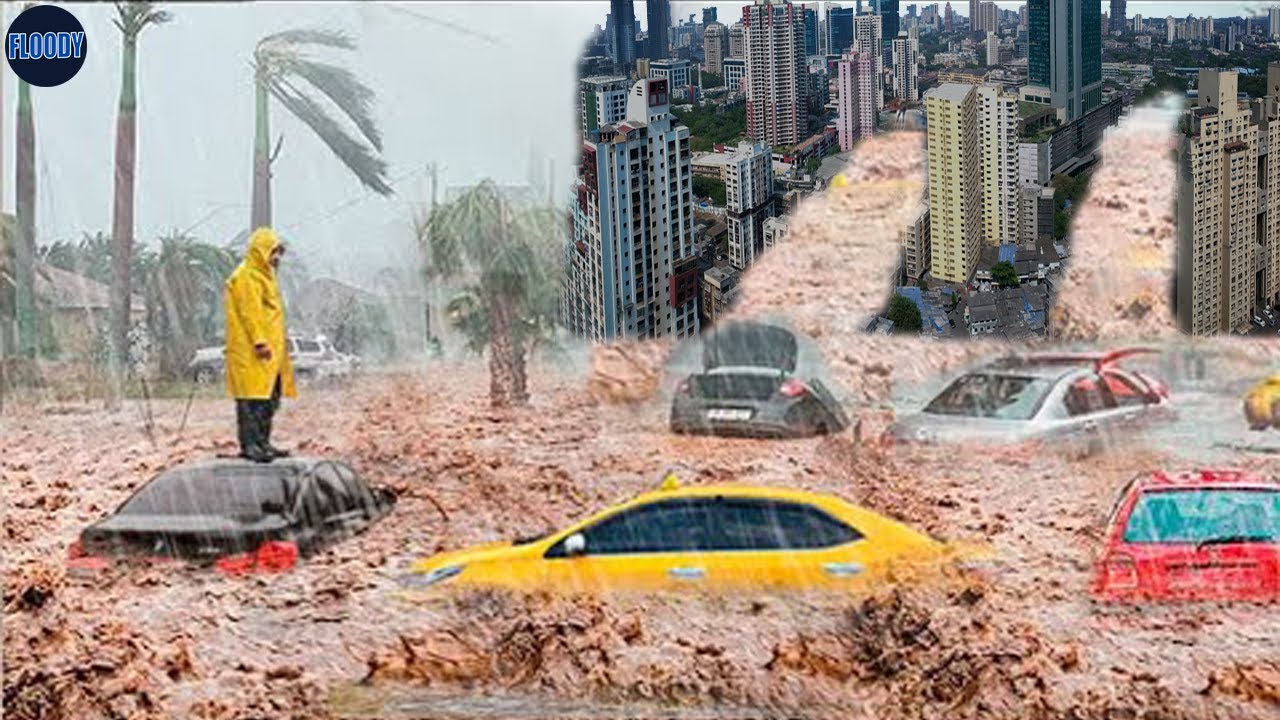 Brazil!severe weather! terrible flood disaster in Rio Grande do Sul The situation is chaotic