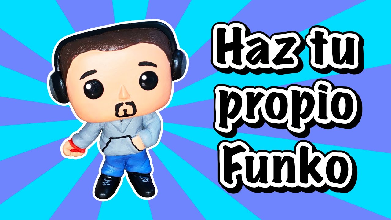 ¿Cómo hacer un FUNKO POP PERSONALIZADO? Con arcilla polimérica a desde CERO | Laura Cosas