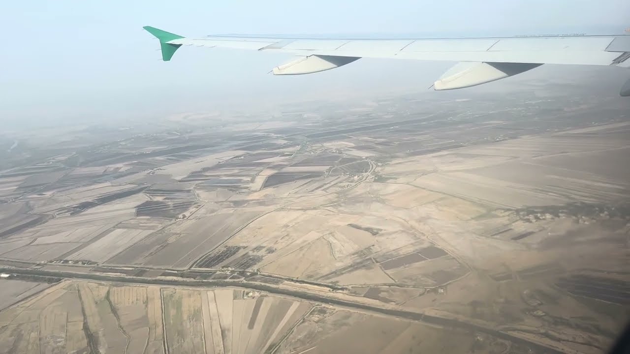 Beautiful View during Landing at Najaf International Airport Iraq watch and subscribe