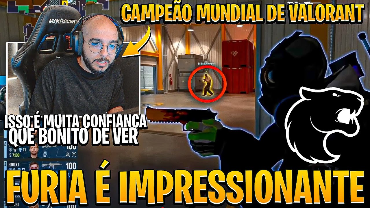 A COMUNICAÇÃO DA FURIA IMPRESSIONOU o MAIOR CAMPEÃO MUNDIAL de VALORANT!