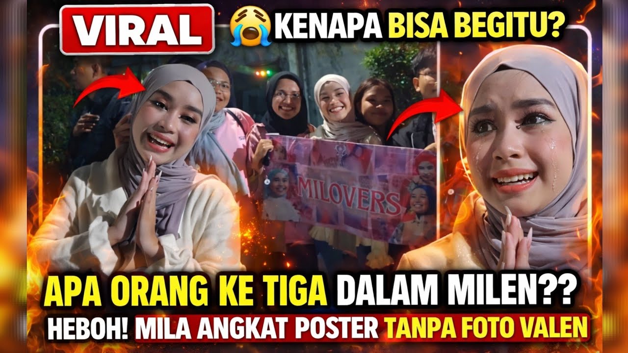 AUTO HEBOH! Poster Tanpa Foto Valen Diangkat Mila, Jawaban Mila Bikin Air Mata Jatuh!