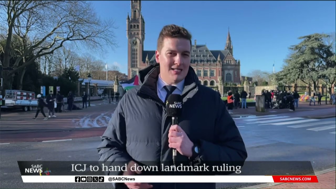 SA-Israel Genocide Case | Protesters gather at The Hague ahead of landmark ICJ interim ruling