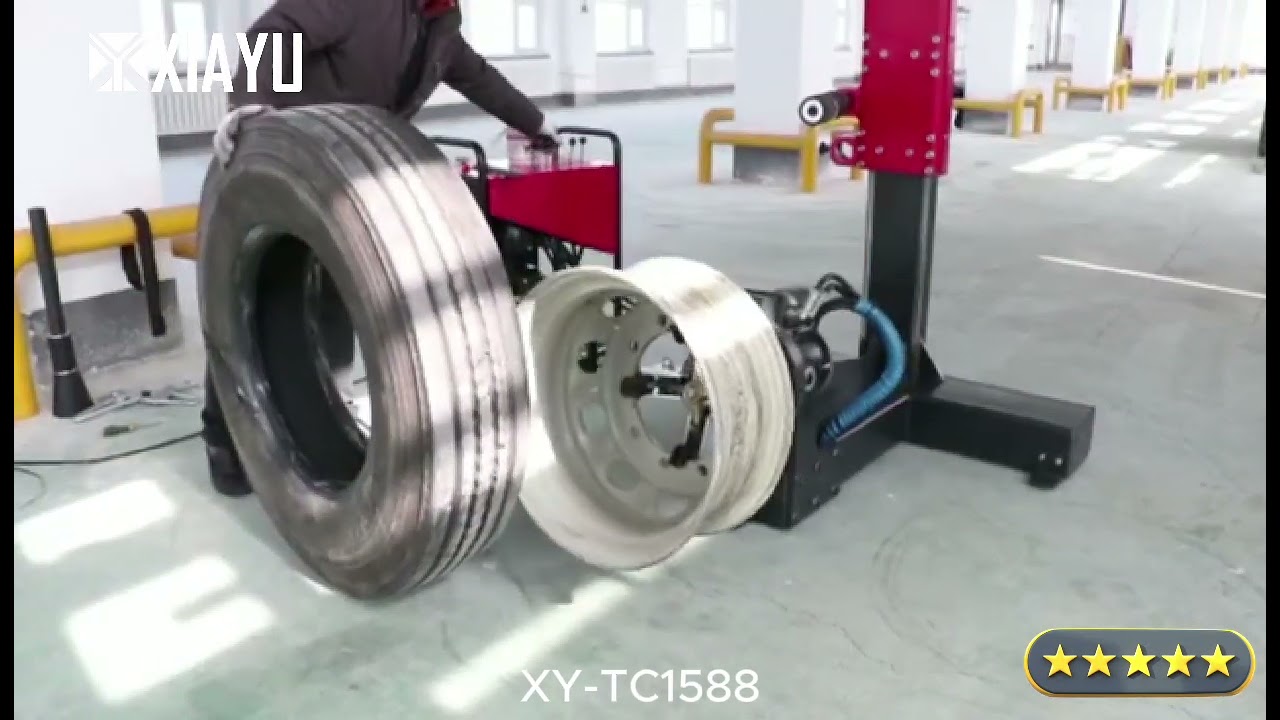 OPERATION VIDEO FOR  TRUCK TYRE CHANGER XY- TC1588