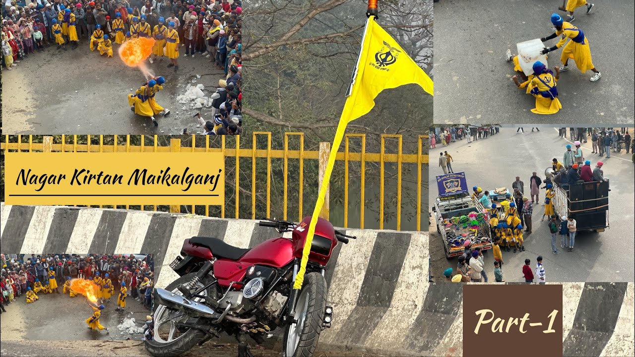 ⚔️ NAGAR ⚔️ KIRTAN 🙏🏻MAIKALGANJ 🚩❤️ PART-1