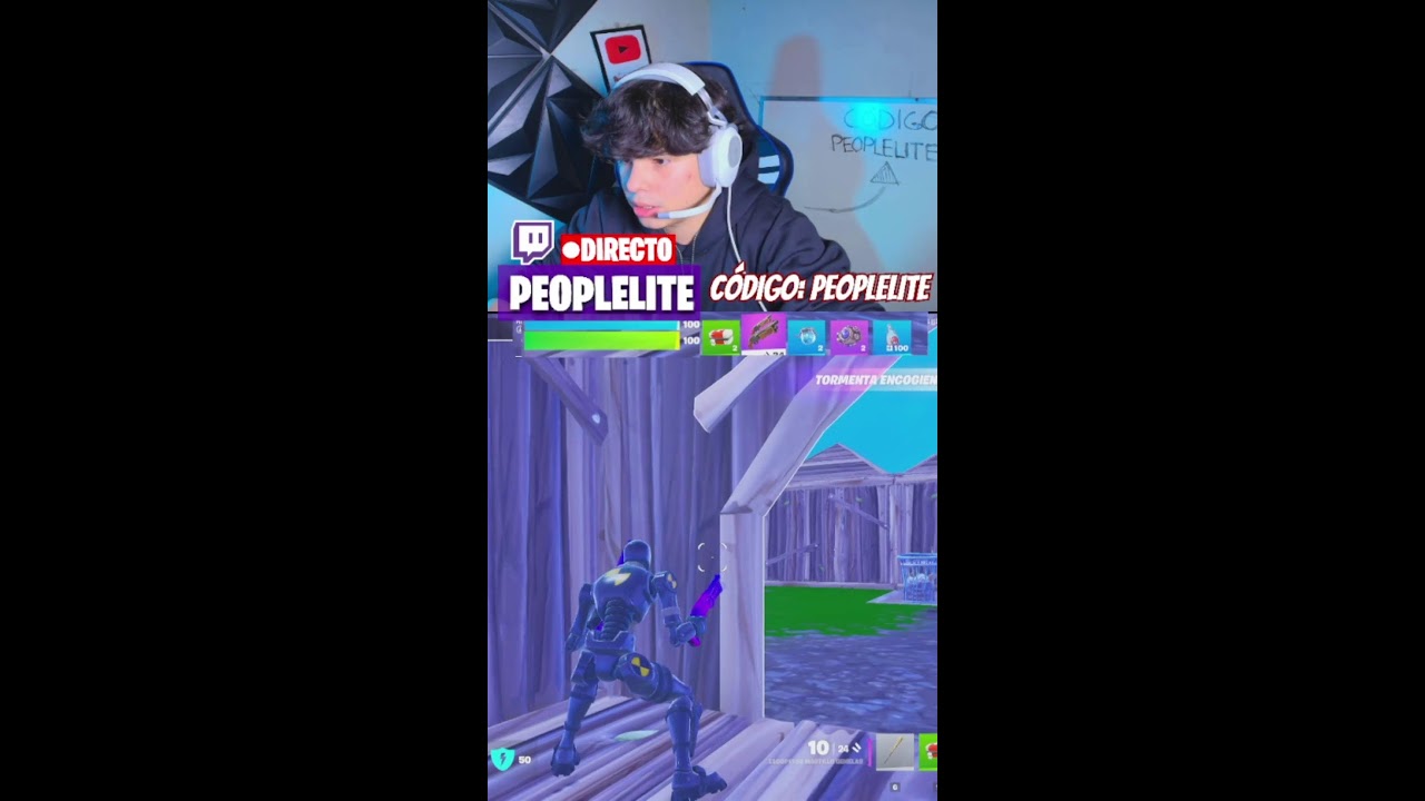ENCONTRANDO MÍTICAS Y EXÓTICAS en DIRECTO 😎🚨CÓDIGO PEOPLELITE🚨#epicpartner #fortnite #peoplelite