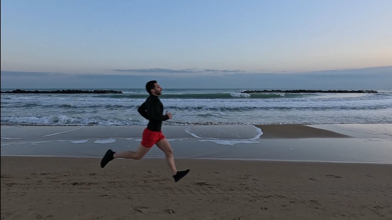 December on the beach