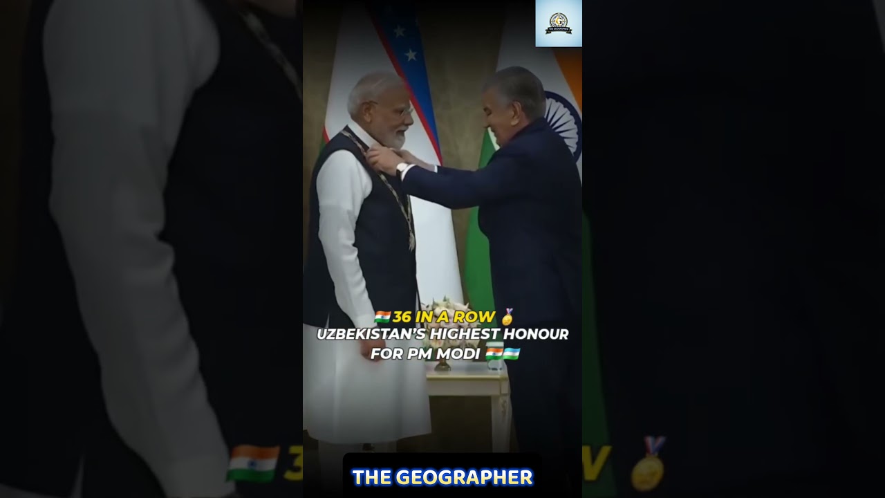 Uzbekistan highest honour for PM Modi #narendramodi #pmmodi #uzbekistan #uzbekistannews #knowledge