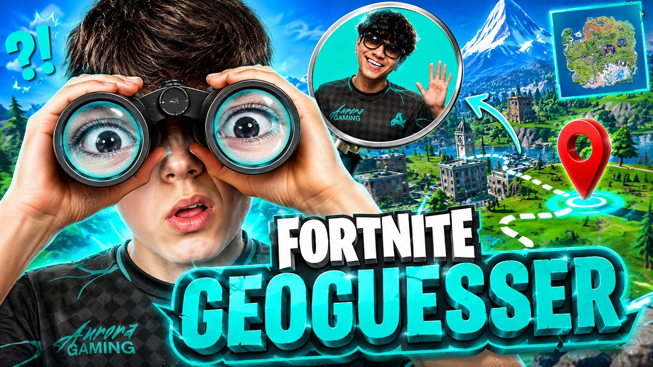ПРЯТКИ В FORTNITE | GEOGUESSR ДЛЯ SHXRK И T3ENY | AURORA GAMING