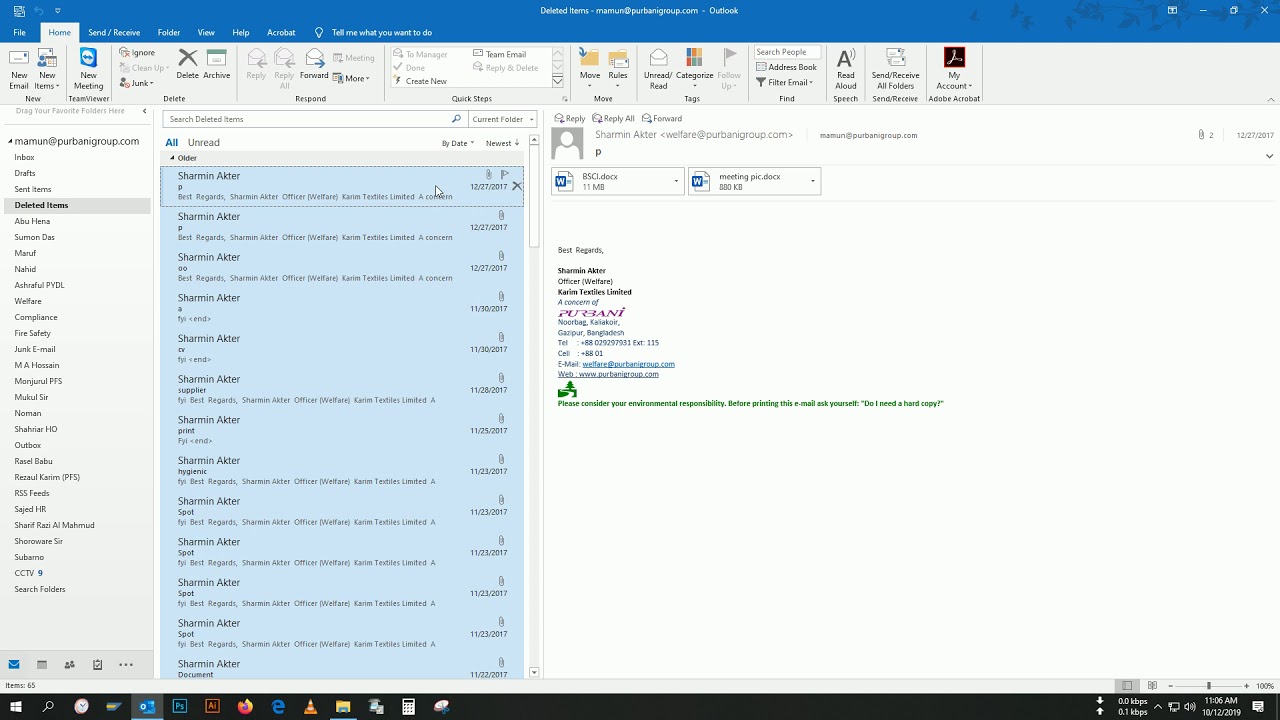 How to Reduce / Compress Outlook PST File