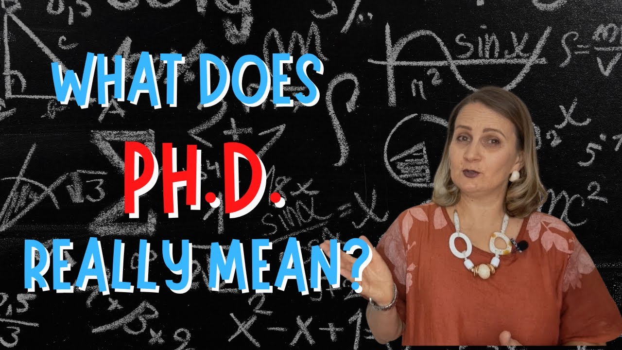 Unravelling the Mystery: What Does 'PhD' Really Mean?