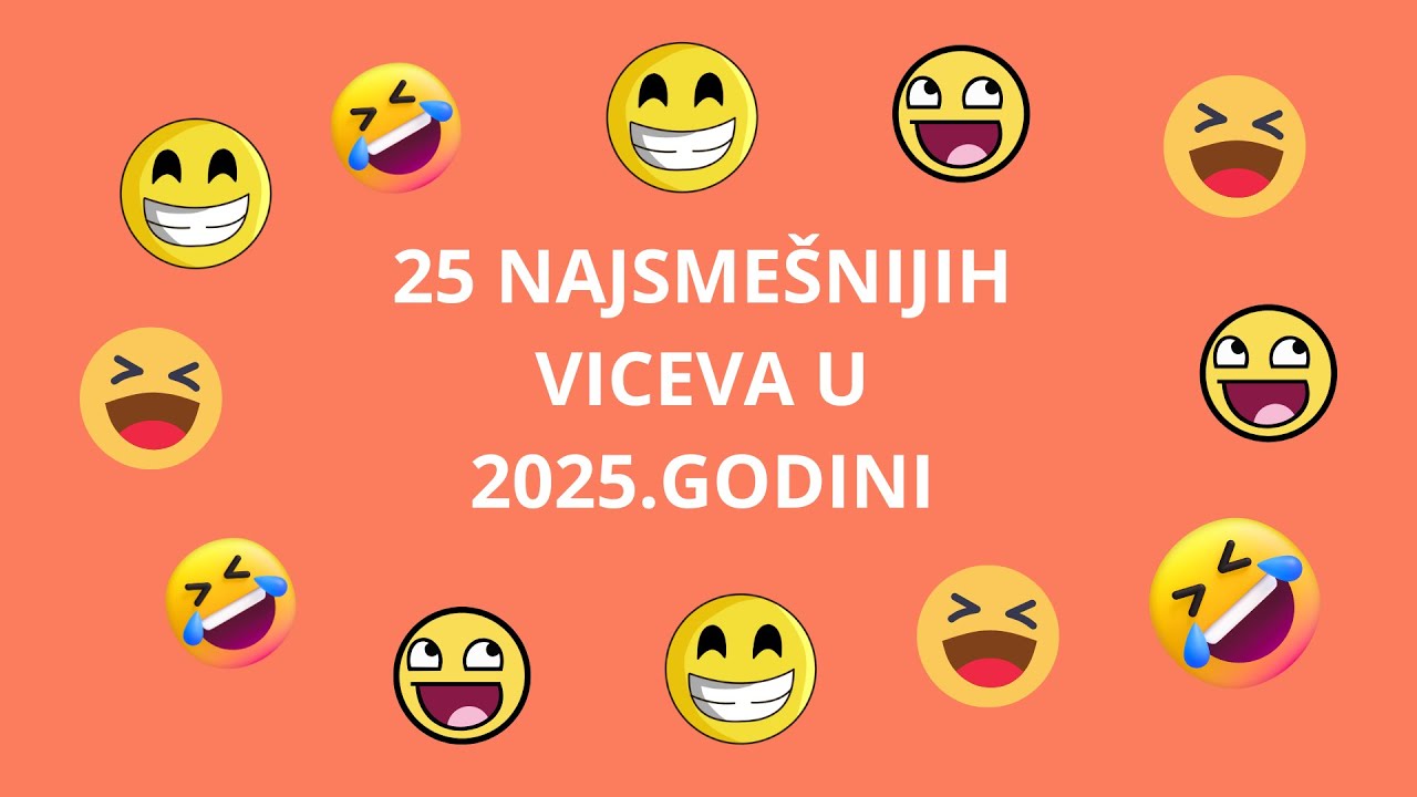 25 NAJSMEŠNIJIH VICEVA U 2025.GODINI!!! | 😁😄 #vicnablic #vicevi #komedija #zabava #2025