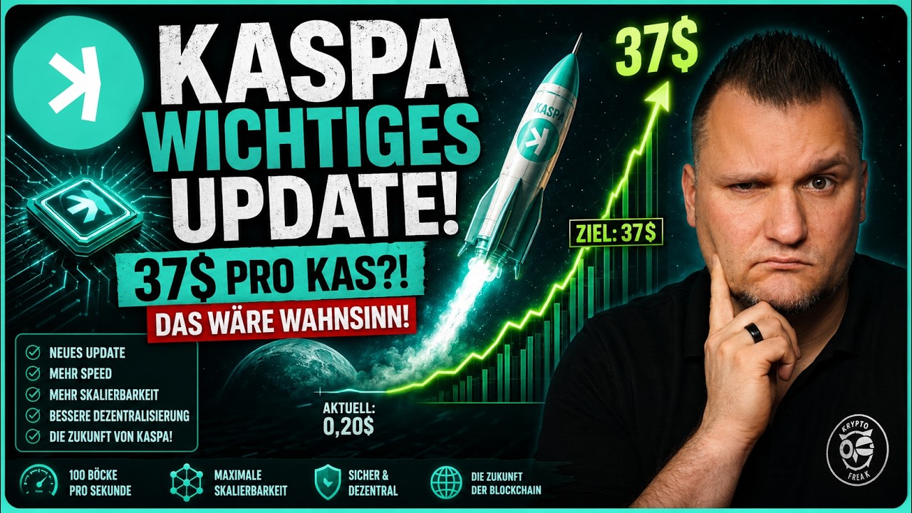 Dieses Update ist wichtig für Kaspa! KAS PReis auf 37$! Neue KRC20 Token und auch KAS Scam!