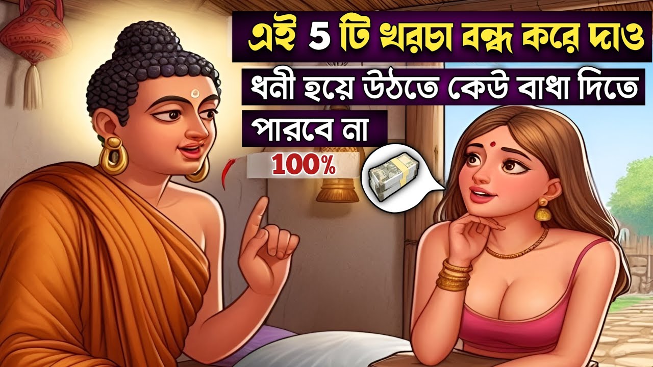 ধনী হয়ে উঠার 5টি নিয়ম | goutam buddha story on How to become rich | power of money |