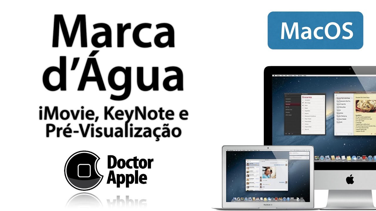 Curso Apple Mac - Inserir Marca d'Água no iMovie