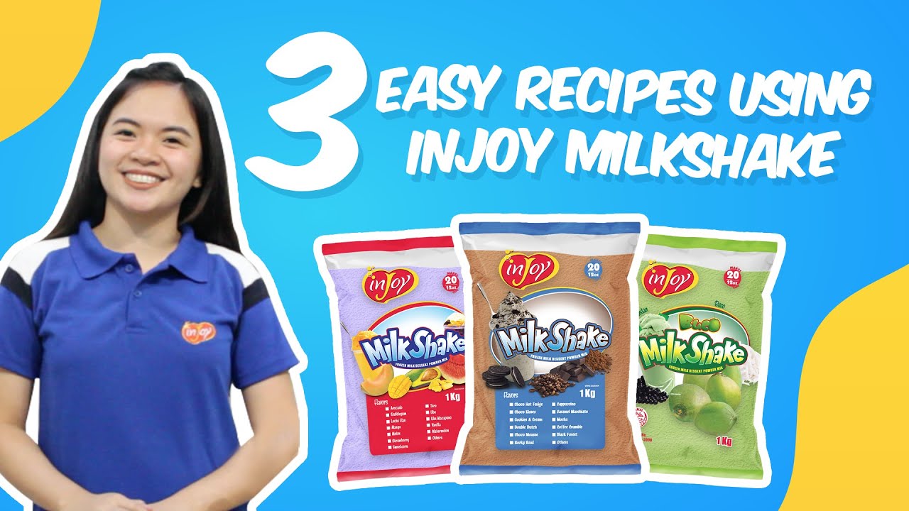 3 Milkshake Recipes with inJoy For Business or At Home | inJoy Philippines Official