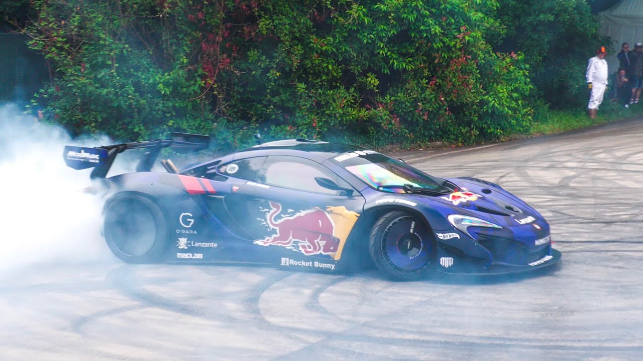 BEST DRIFTS & POWERSLIDES at the FAMOUS Turnaround! Goodwood FOS 2024