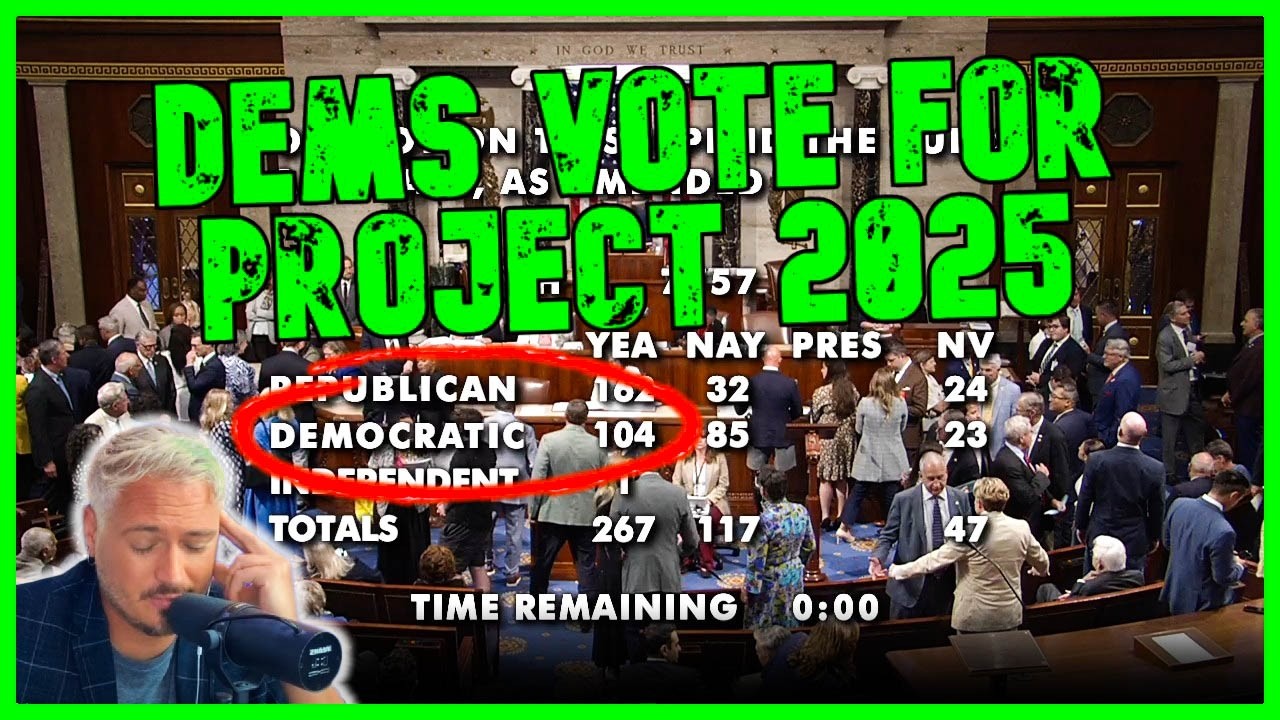 &laquo;МАССОВОЕ ПРЕДАТЕЛЬСТВО&raquo;: 104 ДЕМОКРАТА ПРОГОЛОСОВАЛИ ЗА &laquo;ПРОЕКТ 2025&raquo;!! | The Kyle Kulinski Show