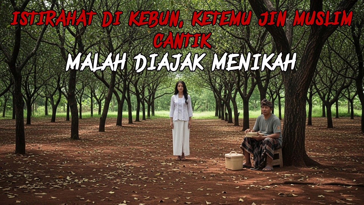 PEDAGANG SAYUR KETEMU JIN MUSLIM CANTIK DI KEBUN SEPI SAAT ISTIRAHAT, MALAH DIAJAK MENIKAH