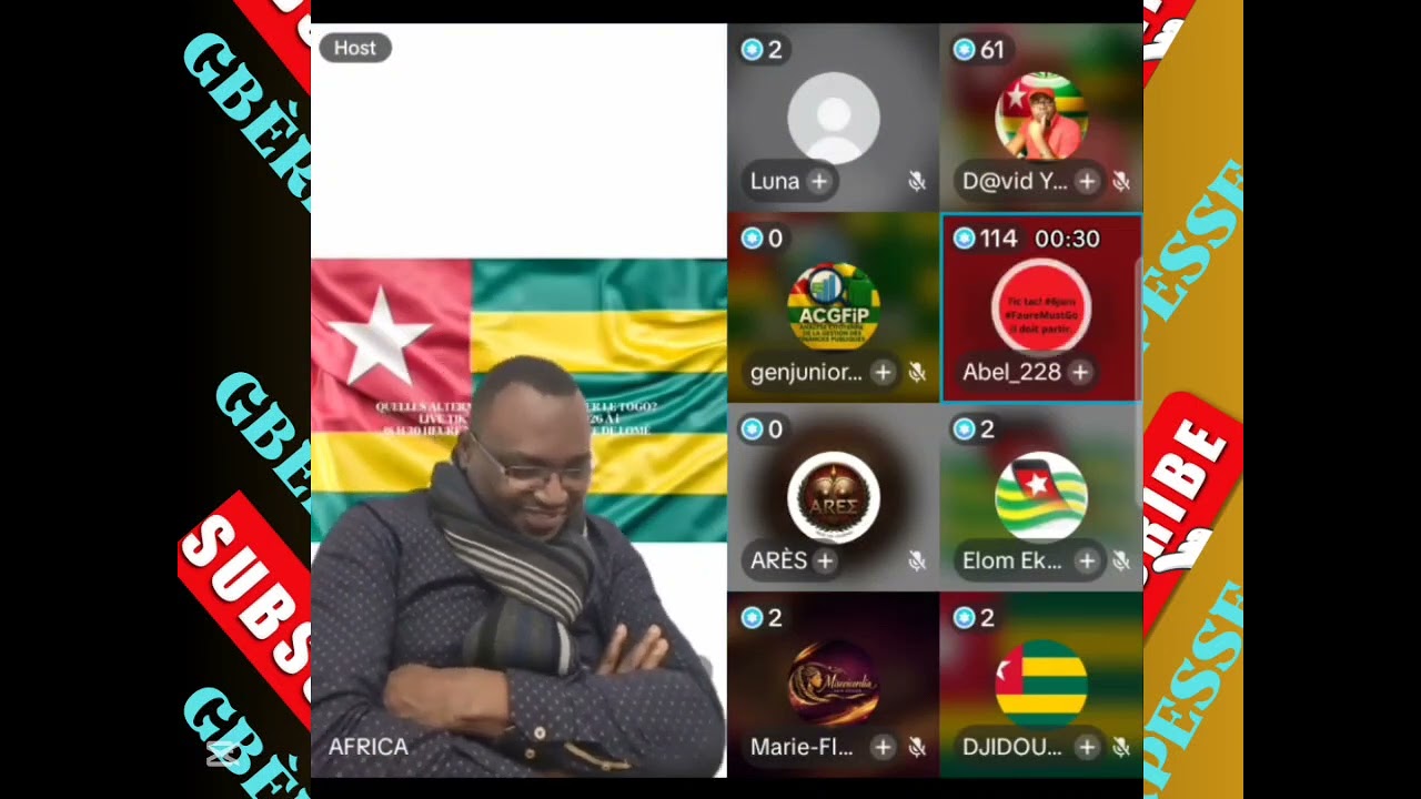 🇹🇬💄 MR DJIDOULA PARLE DE JEAN PIERRE FABRE SUIVEZ JUSQU'À LA FIN💄🇹🇬