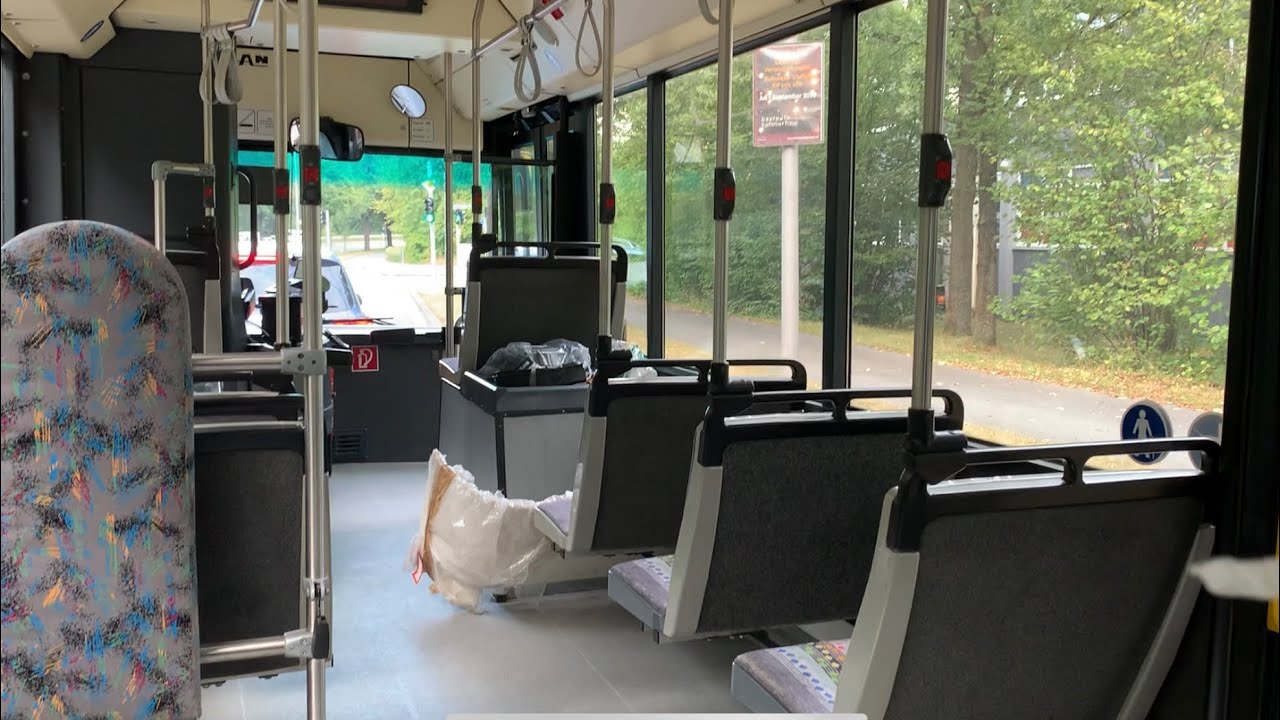 Kurze Mitfahrt Neoplan N4016 - ex Wagen 43 Stadtwerke Bayreuth [Full-HD]