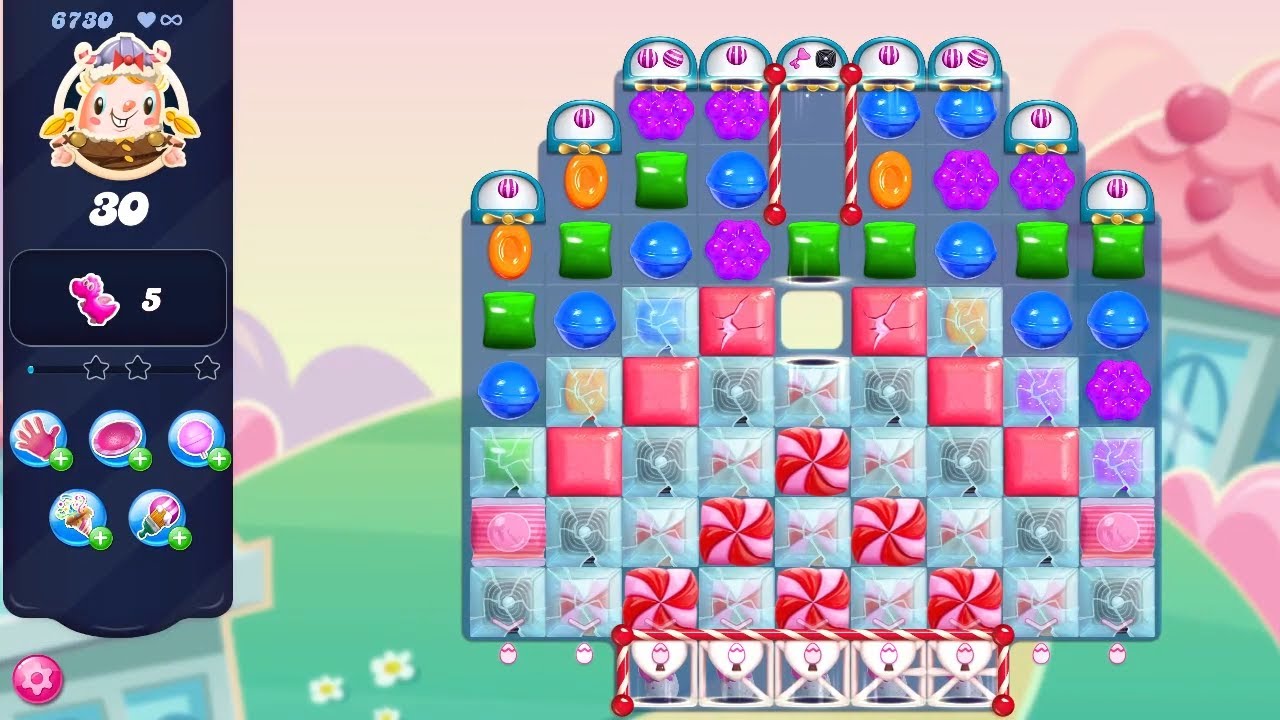 Candy Crush Saga LEVEL 6730 NO BOOSTERS (new version)