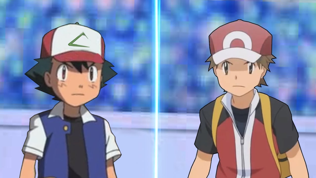 Pokemon Battle USUM: Kanto Ash Vs Red Origin (Pokemon Anime Vs Pokémon Origins)