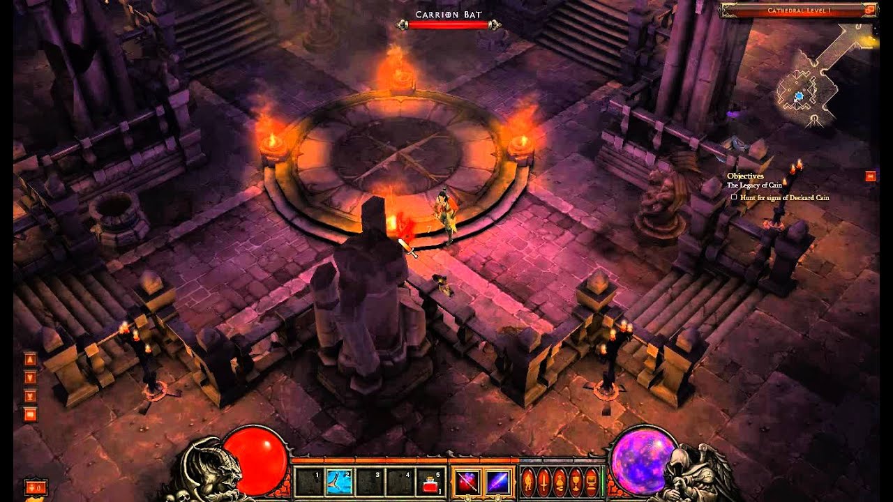 Diablo 3 Beta - Wizard Playthrough - The Legacy of Cain