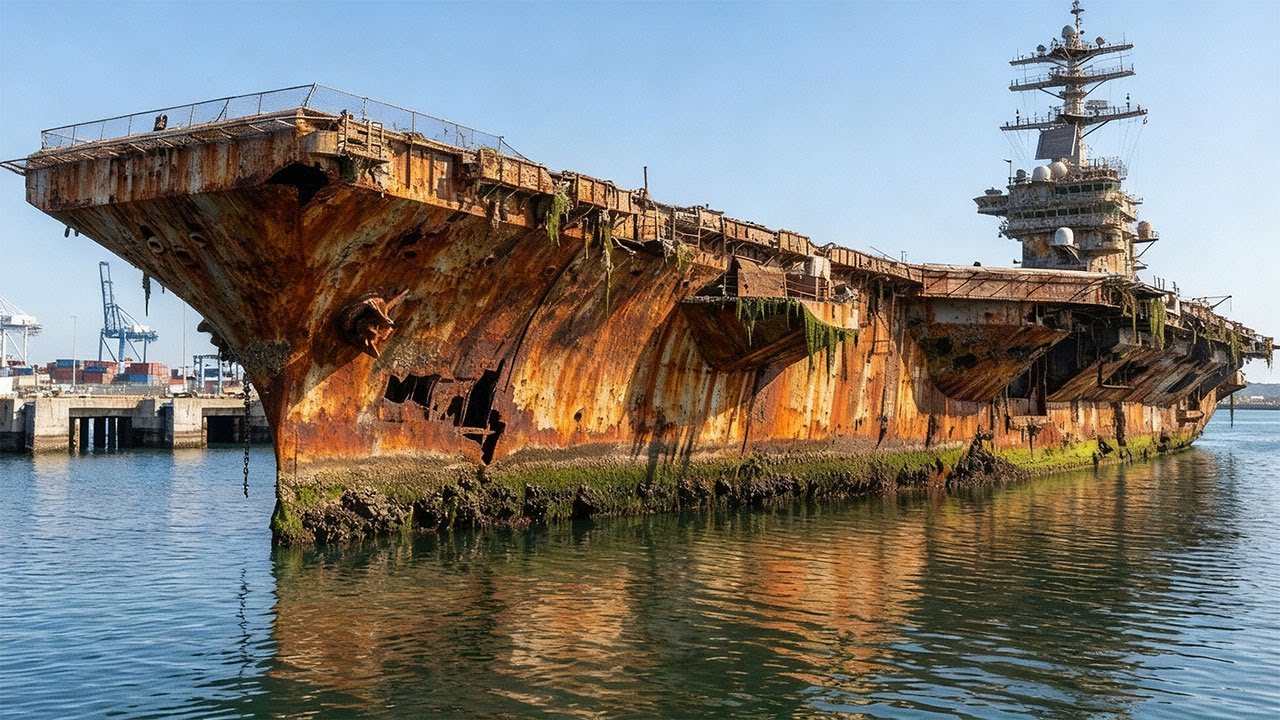 Мы купили старый авианосец USS Gerald R. Ford (CVN-78) за 5000 долларов и восстановили его до стоимо
