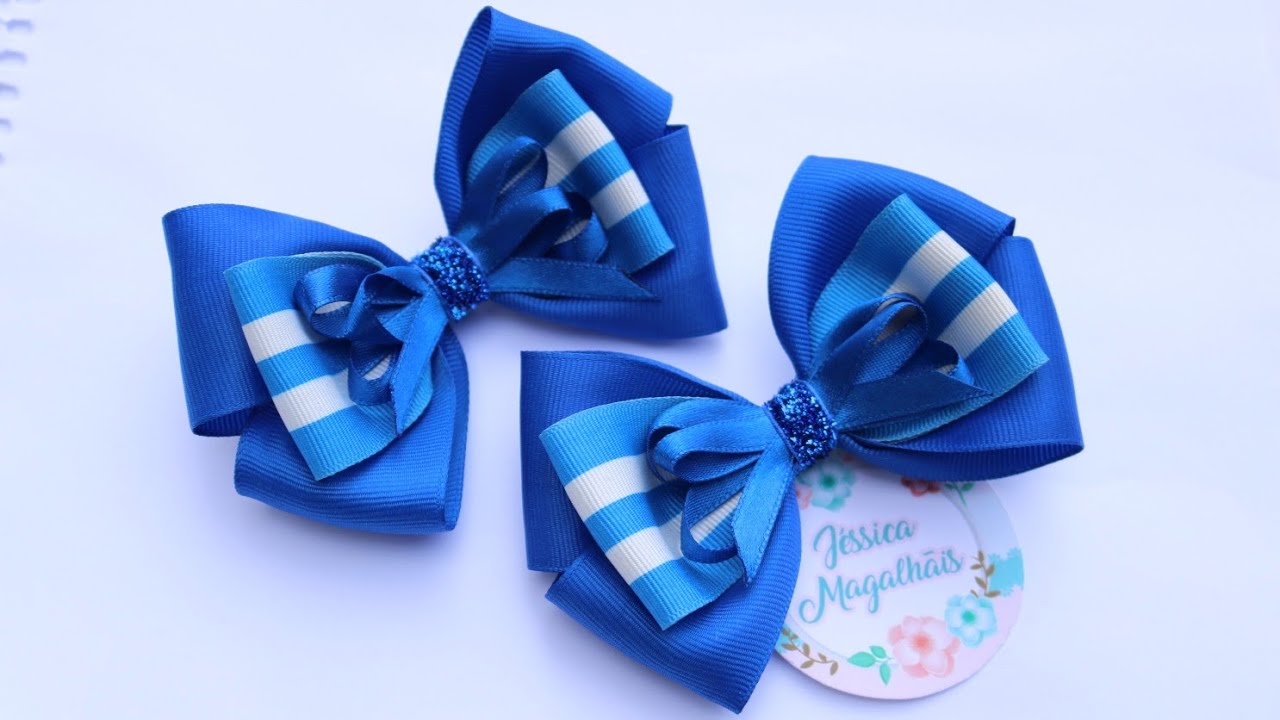 Como Fazer Laço Facil - Laço Na Fita nº9 - Girls Bow - Ribbon Bow