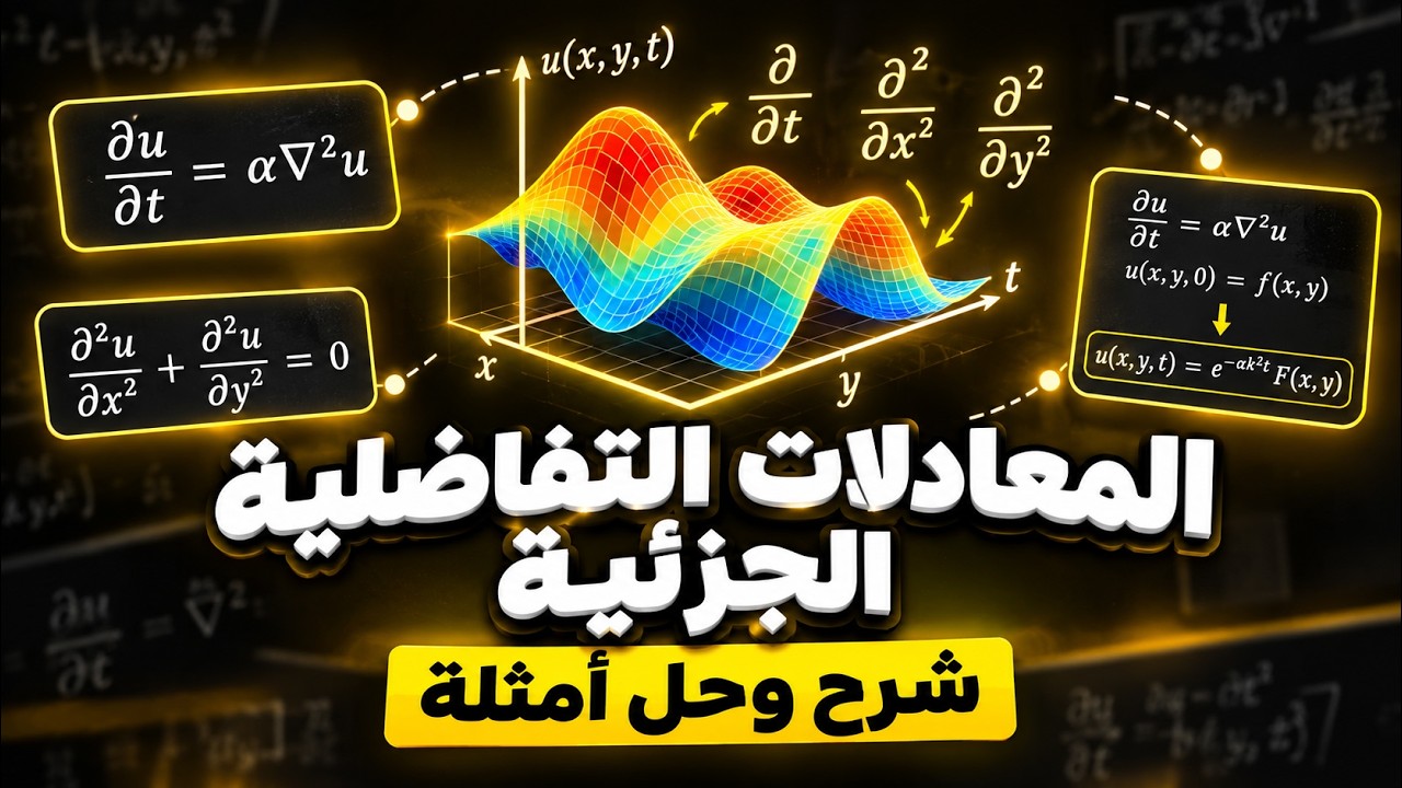 معادلات تفاضليه جزئيه - (1)  تكوين المعادله وطريقه اويلر
